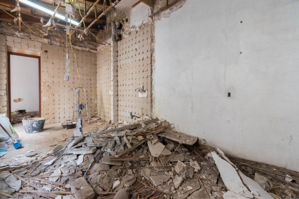 demolición cocina para reforma